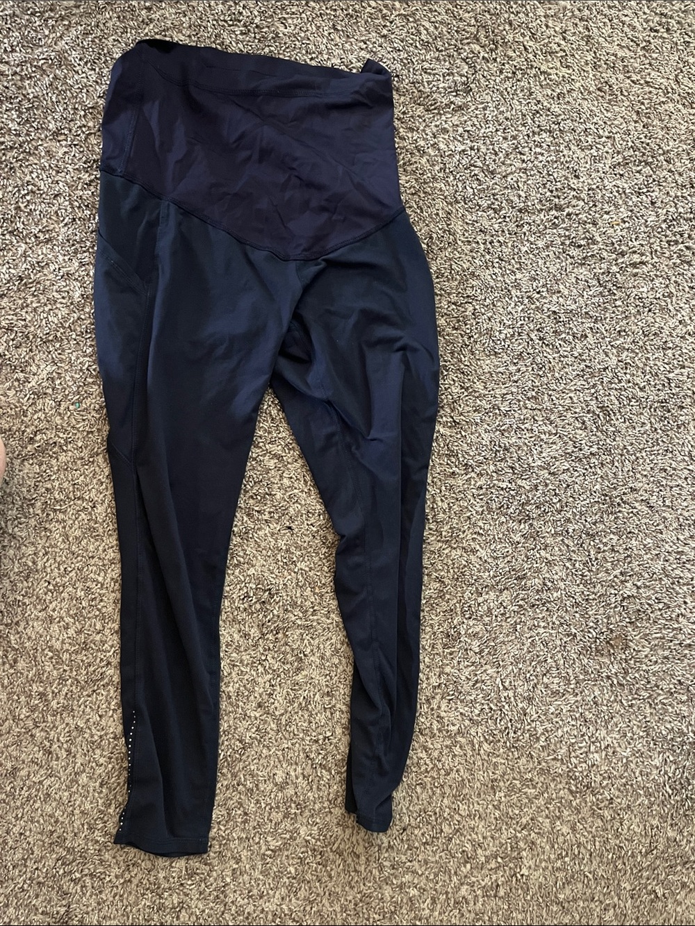 Maternity Black Athletic Leggings